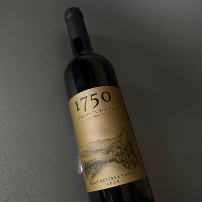 ボリビア産ワイン　グランリザーブタナット　サマイパタ谷