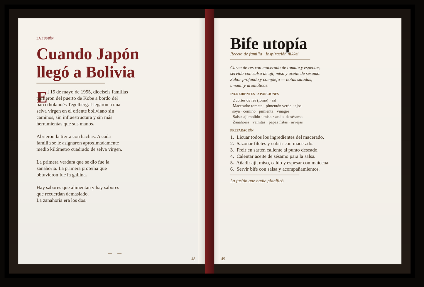 (事前オーダー)ボリビアの食卓　テーブルブック　61レシピ　アンデスの伝統を一冊に