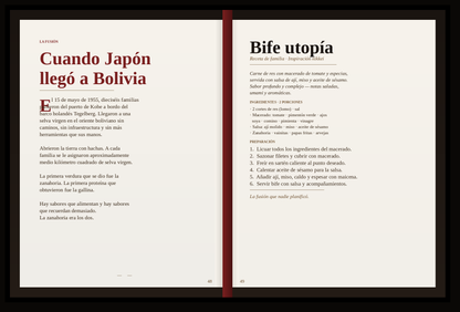 (事前オーダー)ボリビアの食卓　テーブルブック　61レシピ　アンデスの伝統を一冊に